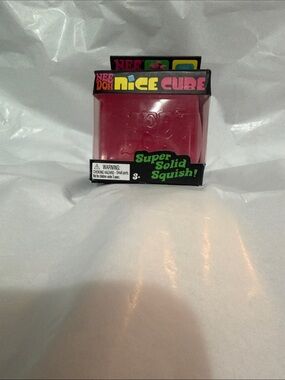 Nice Cube Super Solid Squish! Pink Kids Toy